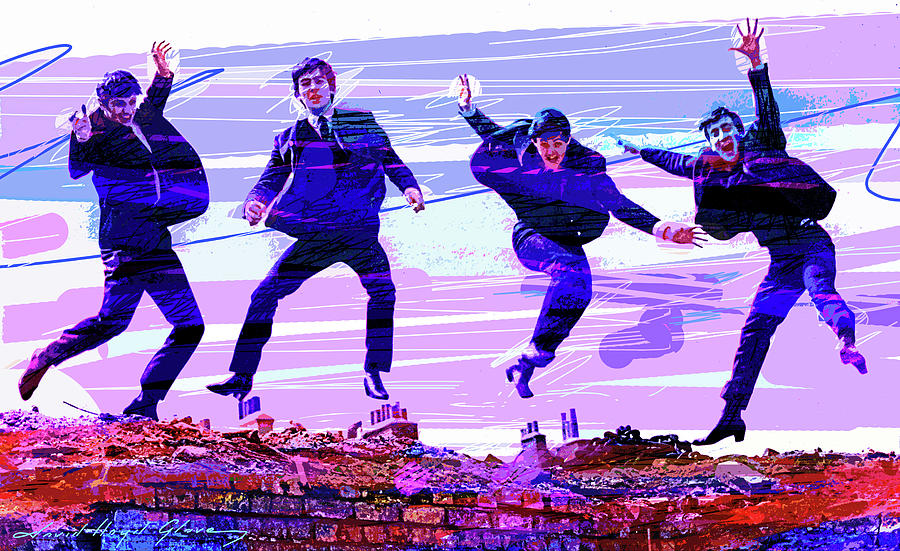 The Beatles Twist And Shout Painting by David Lloyd Glover