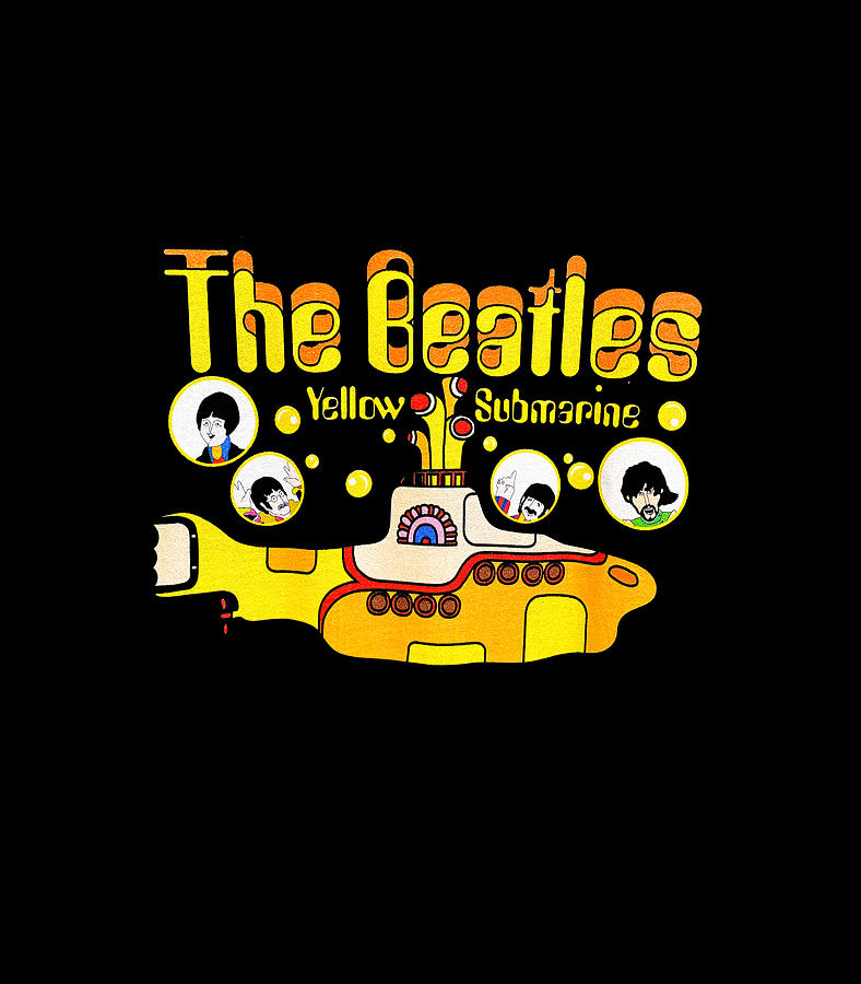 The Beatles Yellow Submarine Digital Art by The Beatles Yellow Submarine