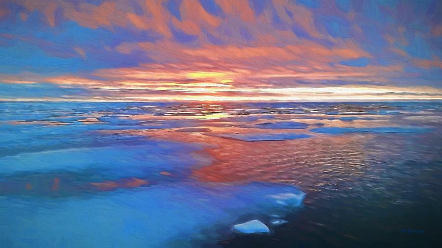 The Beaufort Sea - Canadian Arctic Mixed Media by Maciek Froncisz