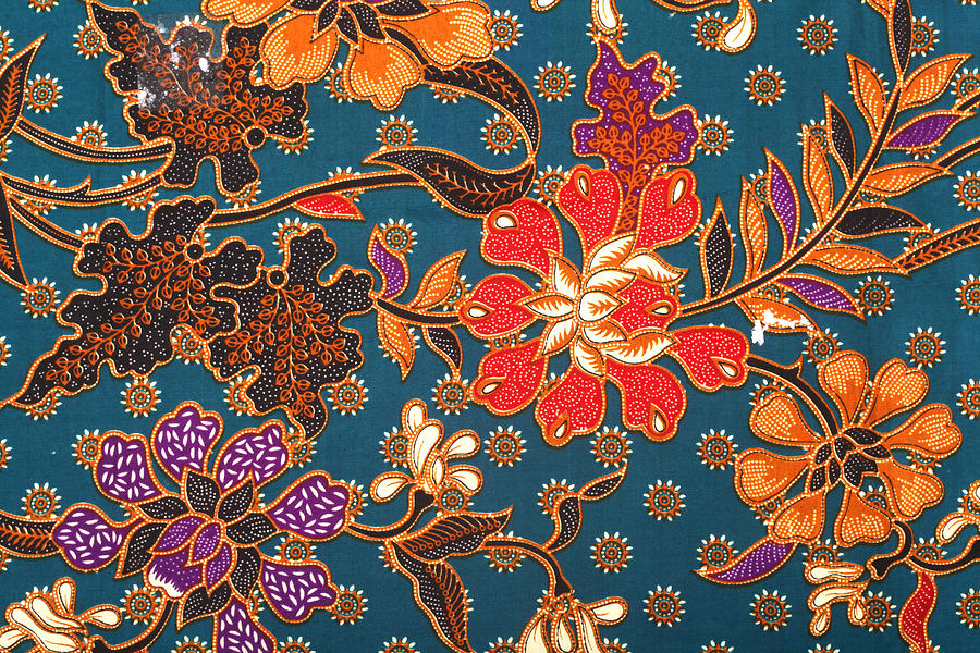 The beautiful art of Malaysian and Indonesian Batik Pattern Mixed Media ...