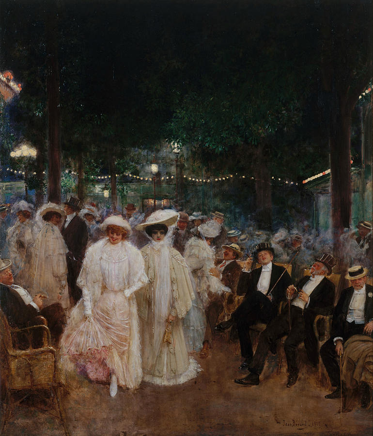 The Beautiful at Night Painting by Jean Beraud