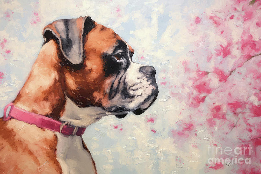 The Beautiful Boxer Painting by Tina LeCour