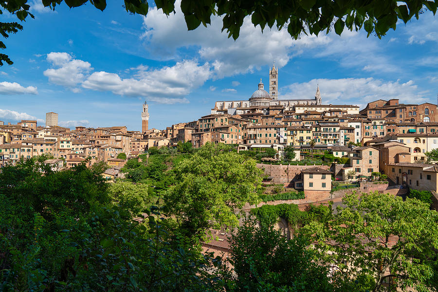 The beautiful city of Siena, Tuscany, Italy Photograph by Mauro Tandoi