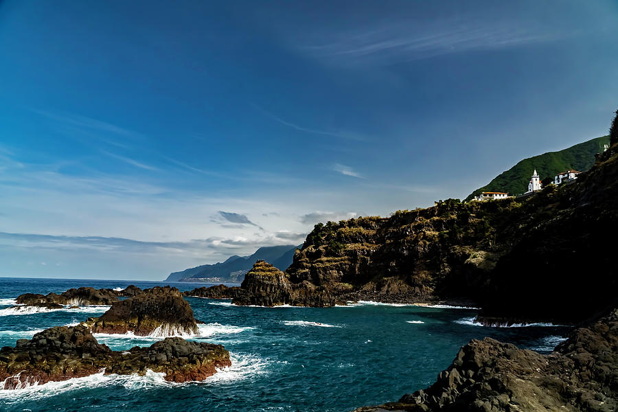 The beautiful rugged coast of Madeira Photograph by Sven Brogren