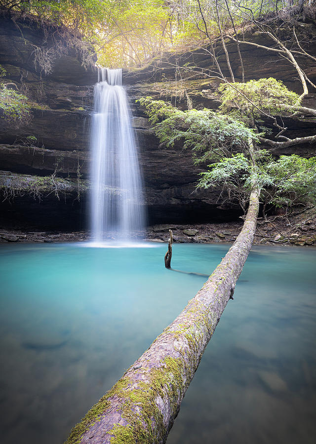 The Beautiful Shangri La Falls Waterfall Alabama Photograph by Jordan Hill