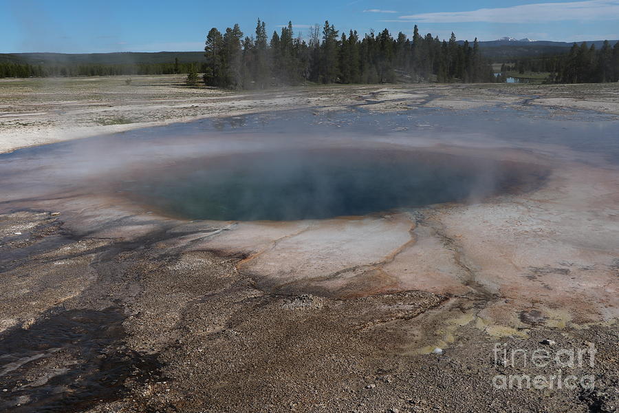 Yellowstone National Park Photograph - The Beauty Of A Hot Spring by Christiane Schulze Art And Photography