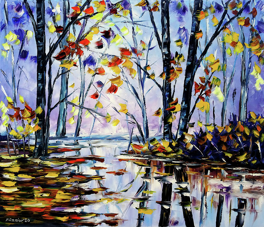 The Beauty Of Autumn Painting by Mirek Kuzniar