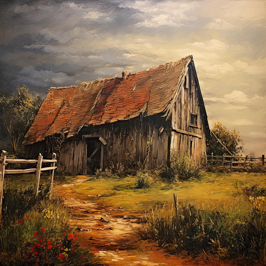 The Beauty of Decay - Old Shack Art Photograph by Lourry Legarde