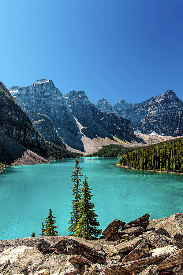 The Beauty of Moraine Lake Photograph by Brian Shaw - Fine Art America