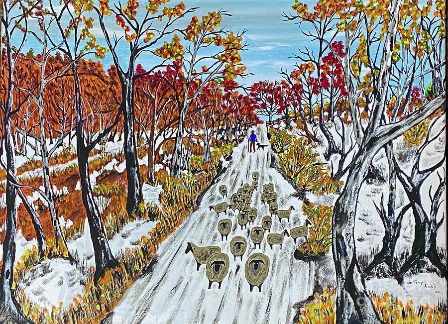  The Beauty Of The First Snow  Painting by Jeffrey Koss