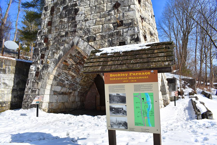 The Beckley Furnace in Winter 1 Photograph by Nina Kindred