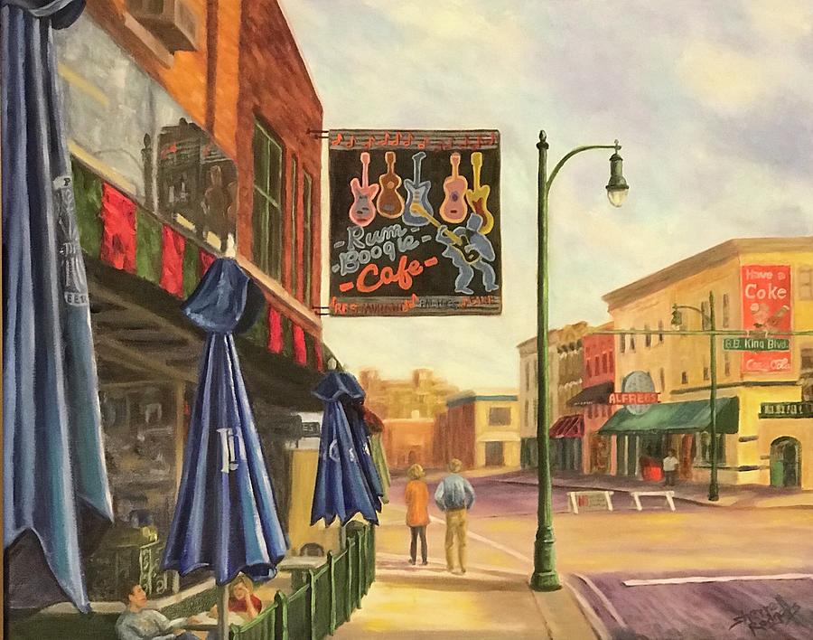 The Beginning of Beale Painting by Sherrell Rodgers