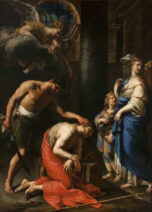 The Beheading of Saint John the Baptist Painting by Francois Perrier ...