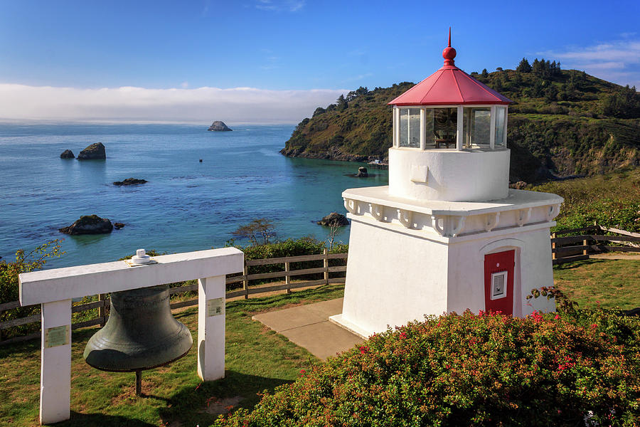 The Bell At The Trinidad Memorial Lighthouse Photograph