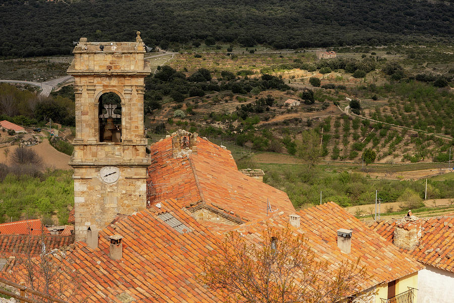 Castellon Photograph - The Bell Tower Of The Town Of Culla In Castellon by Vicen Photography Castellon Photograph - The Bell Tower Of The Town Of Culla In Castellon by Vicen Photography