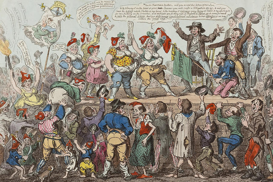 The Belle-Alliance Relief by George Cruikshank