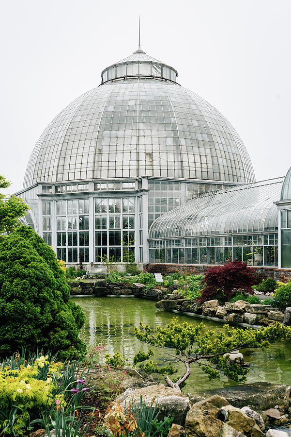 The Belle Isle Conservatory Photograph by Jon Bilous