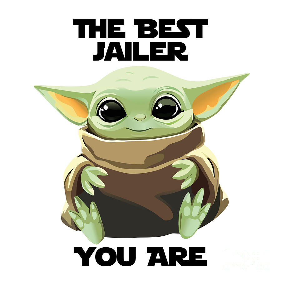 The Best Jailer You Are Cute Baby Alien Funny Gift for Coworker Present ...