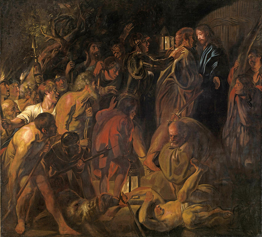 The Betrayal of Christ Painting by Jacob Jordaens