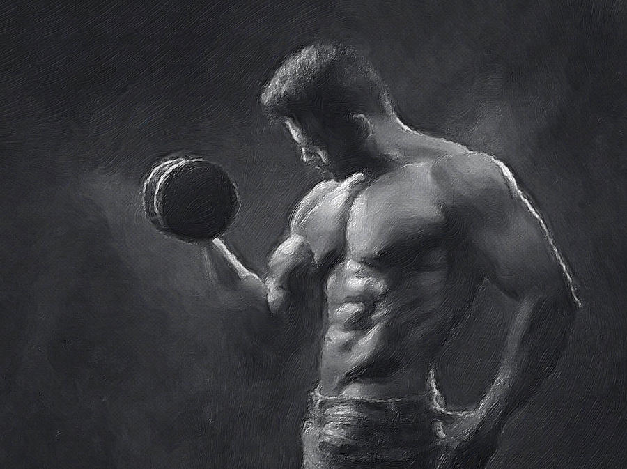 The Bicep Curl Painting by Gary Arnold