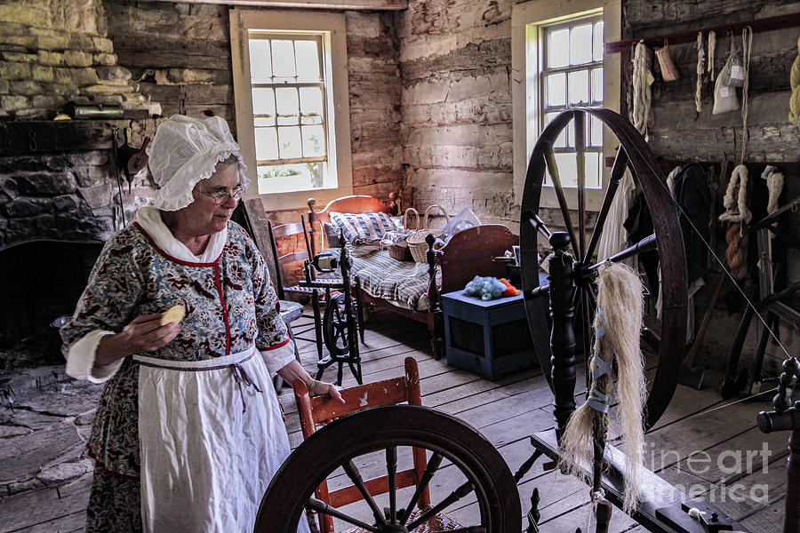 The Biddle House - Mrs. Biddle Photograph By Dwayne Lenker - Fine Art 