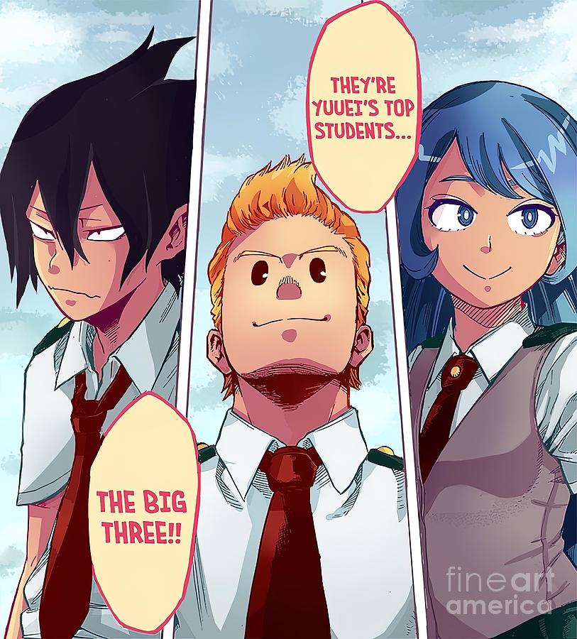 The Big 3 My Hero Academia Painting by Williams Henry - Fine Art America