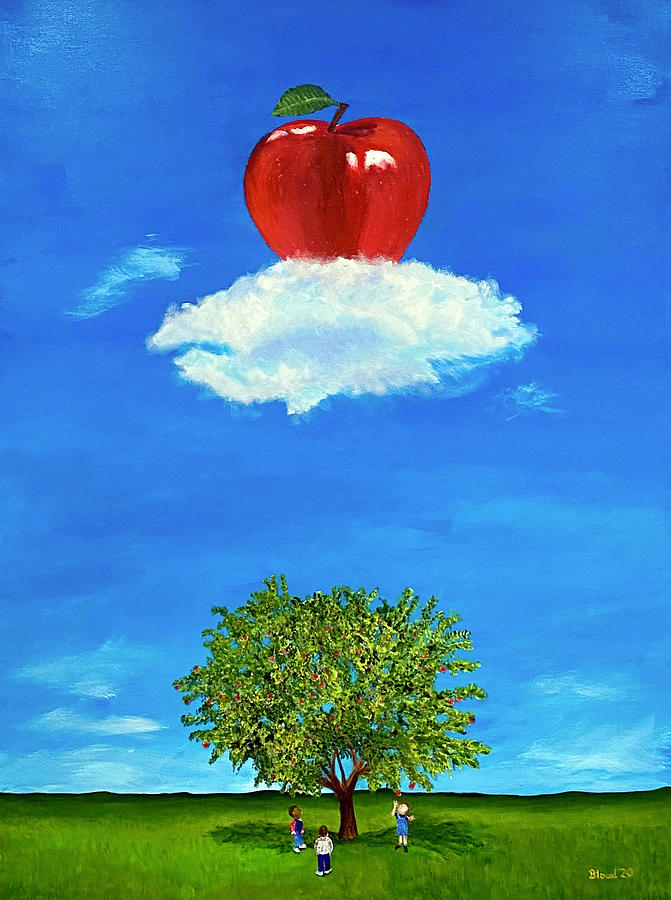 An Apple A Day Painting by Thomas Blood