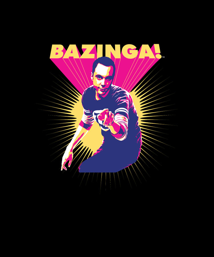 big bang theory poster bazinga
