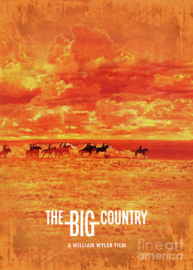 Gregory Peck Digital Art - The Big Country by Bo Kev