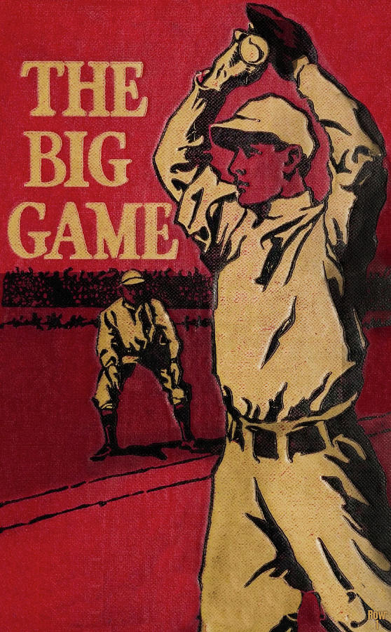 The Big Game Baseball Art Mixed Media by Row One Brand