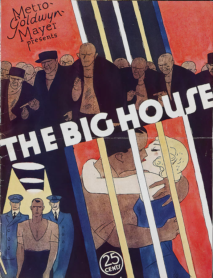 Big Movie Mixed Media - The Big House, 1930 by Movie World Posters