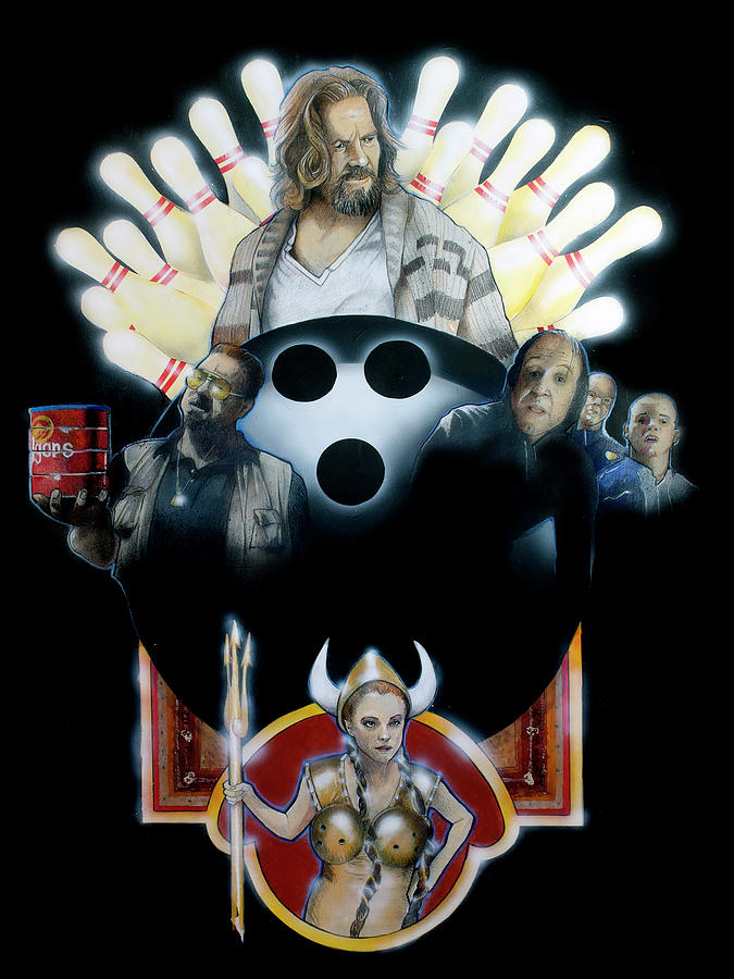 The Big Lebowski Painting by Sean Parnell