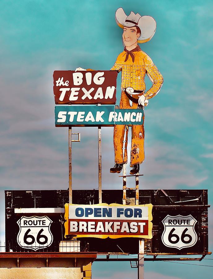 The big texan Photograph by Hatsumi Yoshida - Fine Art America