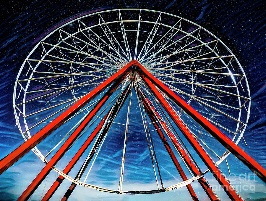 The Big Wheel Photograph by Paul Wear