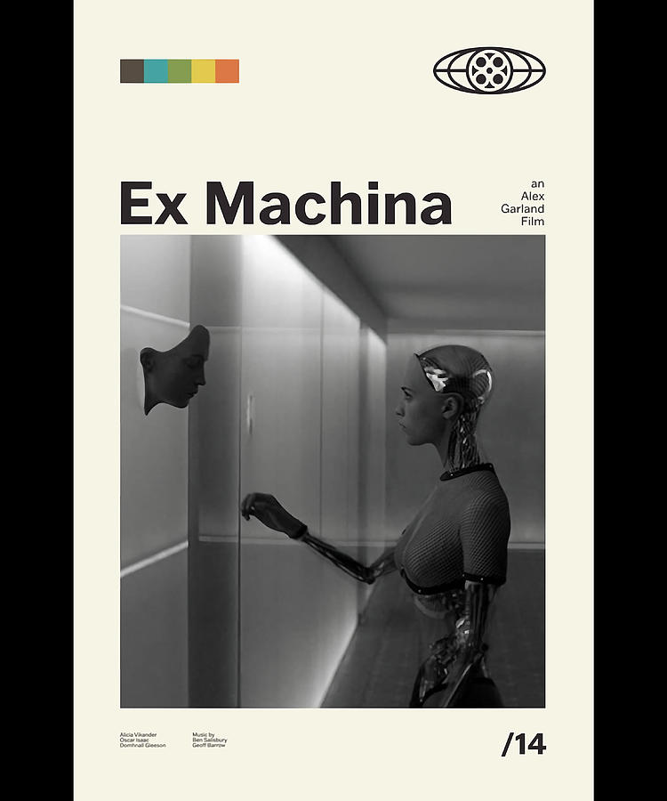 The Biggest Contribution Of Ex Machina Poster Painting by Georgia Karl ...