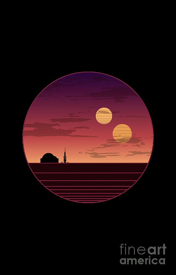 The Binary Sunset Digital Art By Desaray Hooker Pixels 5443