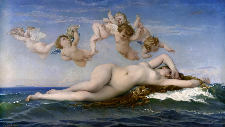 Alexandre Cabanel Painting - The Birth of Venus by Alexandre Cabanel by Mango Art