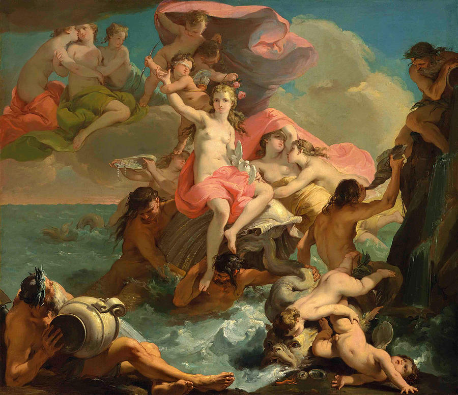 The Birth of Venus  Painting by Gaetano Gandolfi