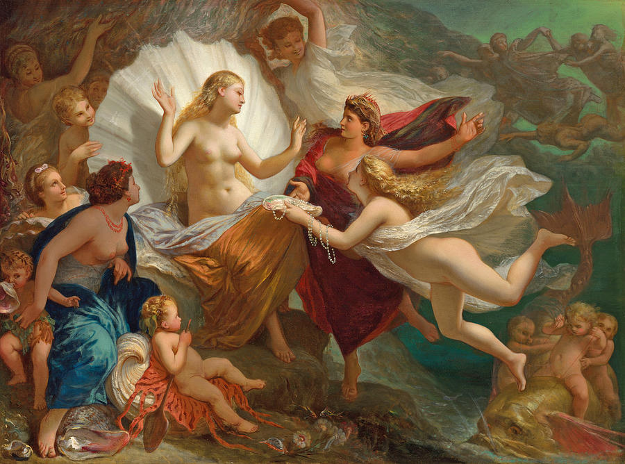 The Birth of Venus Painting by Henri-Pierre Picou