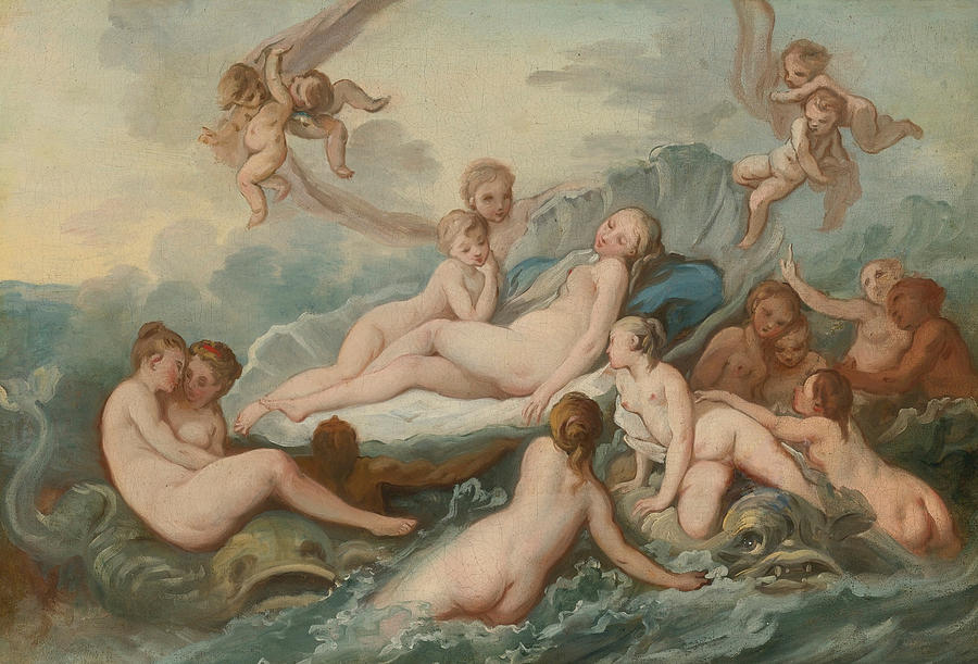 The Birth of Venus Painting by Pierre-Charles Tremolieres