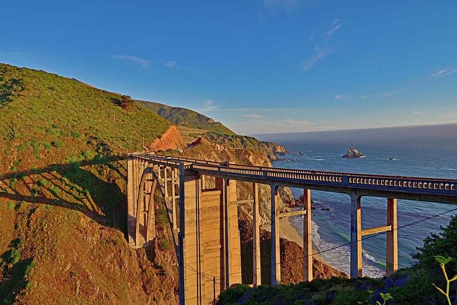 The Bixby Bridge at Bigsur, California Photograph by Amazing Action Photo Video