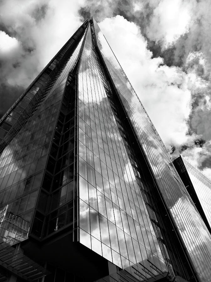 The Black and White Shard Photograph by Joe Schofield