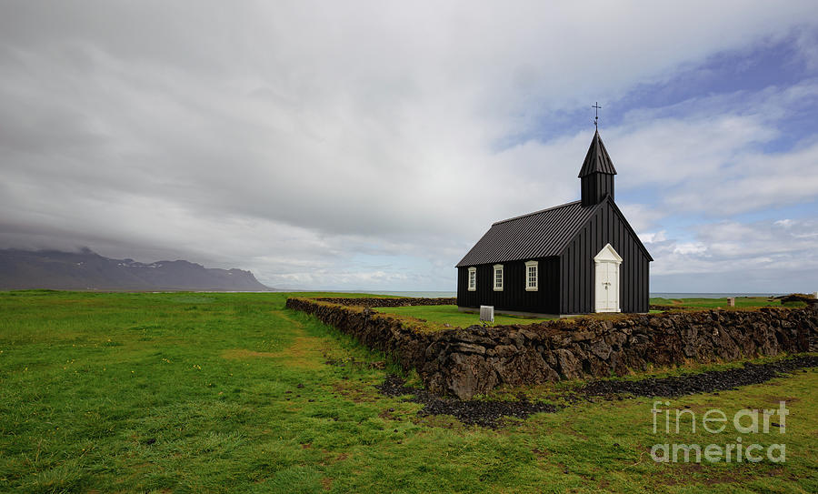 The Black Church of Budir Photograph by Eva Lechner