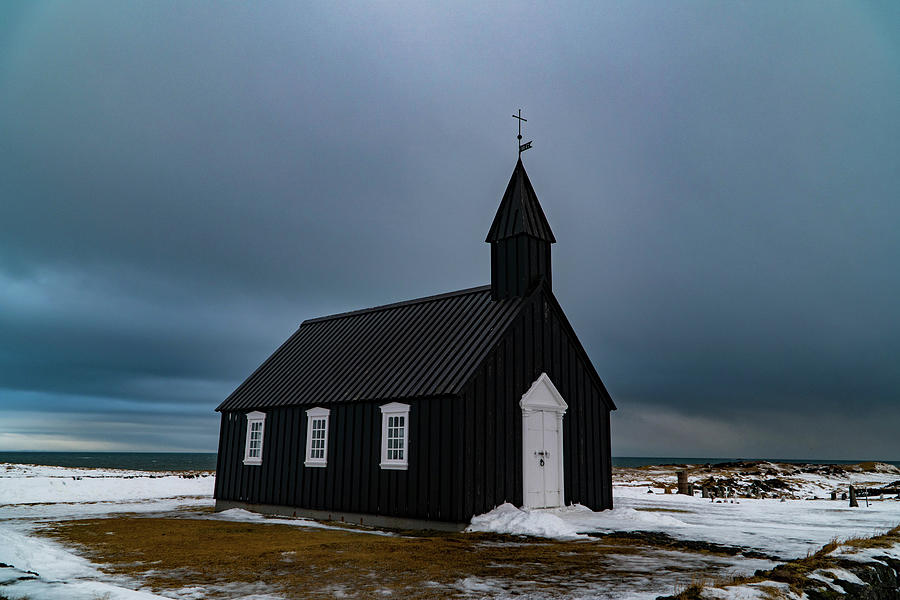 The Black Church of Budir Photograph by Jessica Ash - Pixels