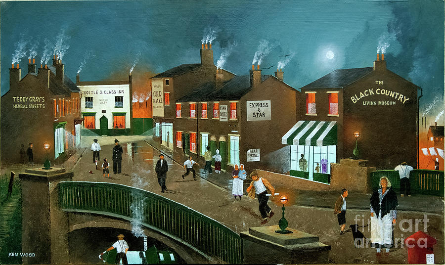 The Black Country Village Painting by Ken Wood