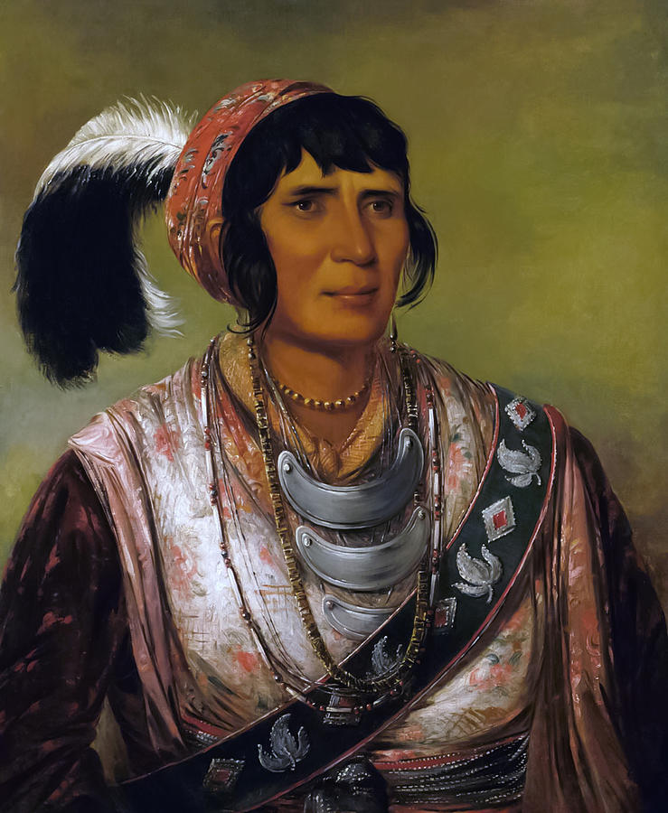 The Black Drink By George Catlin Painting