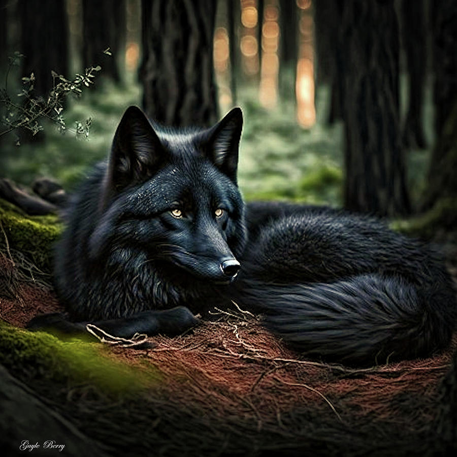 The Black Fox Photograph by Gayle Berry - Fine Art America