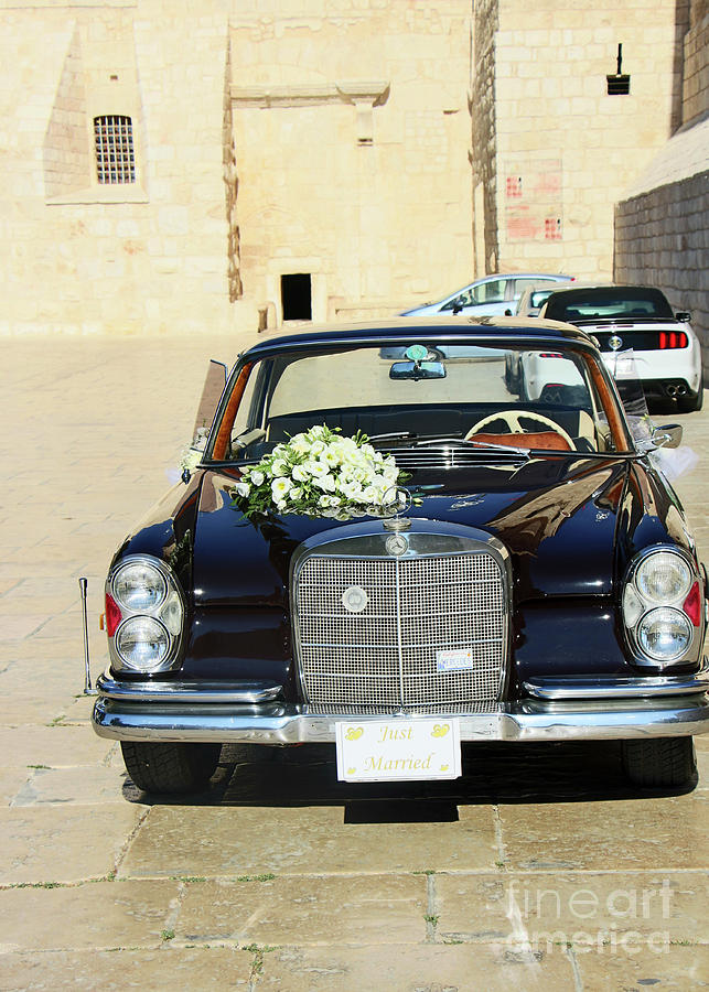 The Black Wedding Car Photograph by Munir Alawi