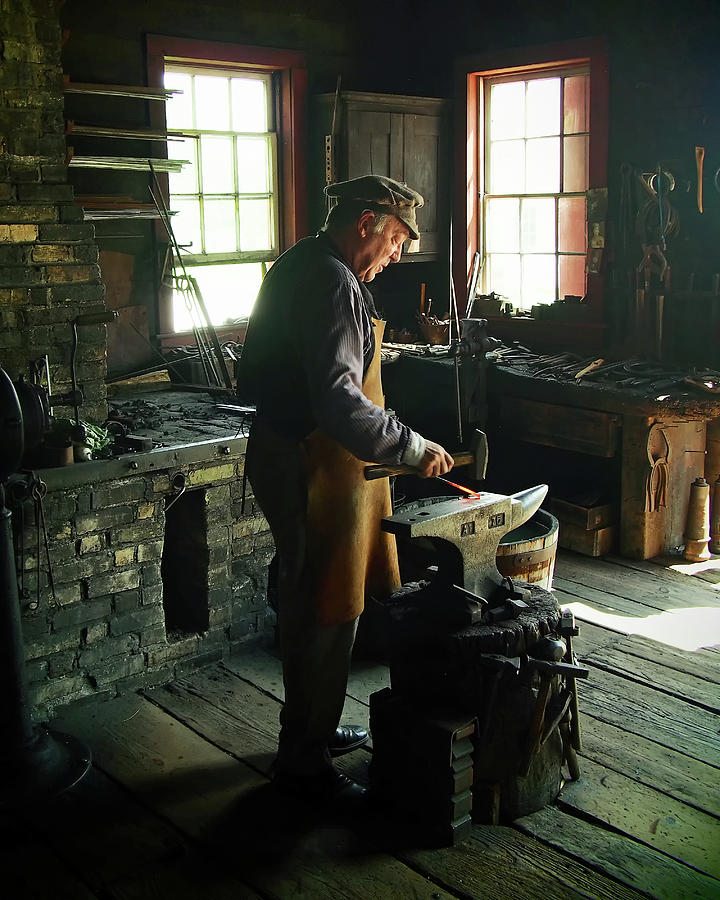 The Blacksmith Photograph by Scott Olsen