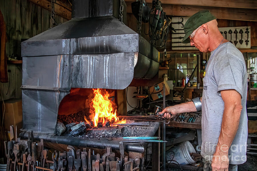 The Blacksmith Photograph by Shelia Hunt